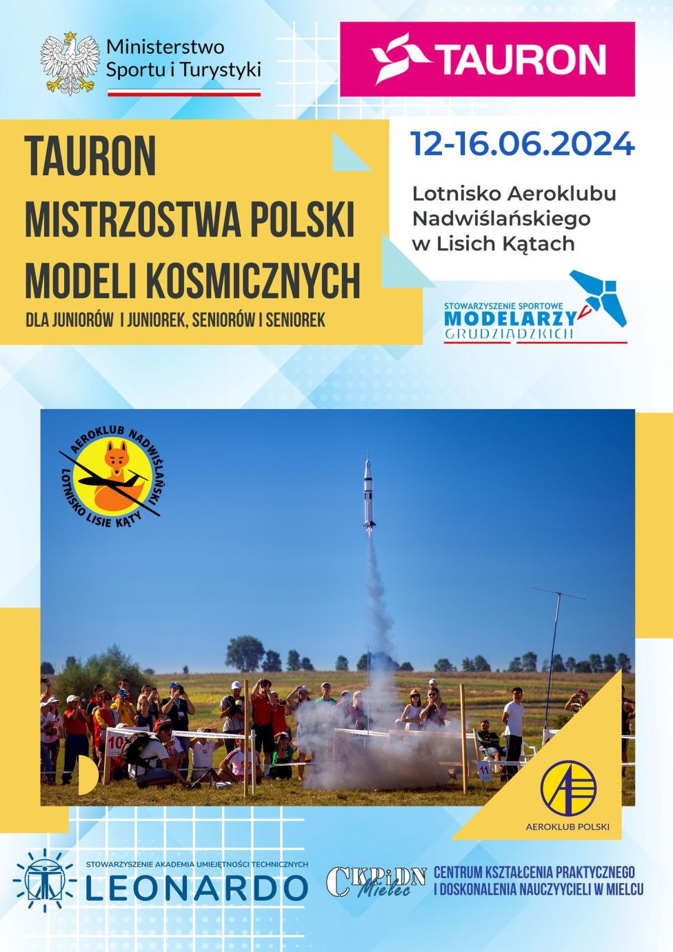 Mistrzostwa Polski Modeli Kosmicznych w Lisich Kątach fot. Aeroklub Nadwiślański